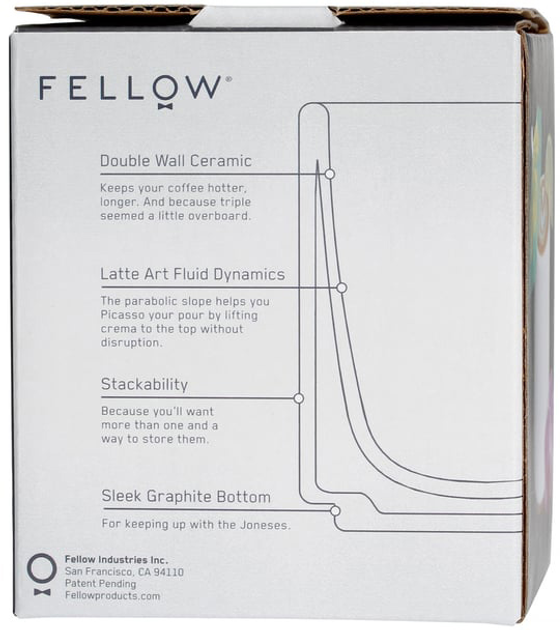 Kubek dla cortado Fellow Monty Czarny 130 ml (852212007397) - obraz 5