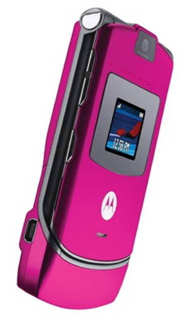motorola razr flip phone pink