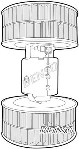 Вентилятор салона MERCEDES-BENZ KOMBI, DENSO (DEA17002) - изображение 1