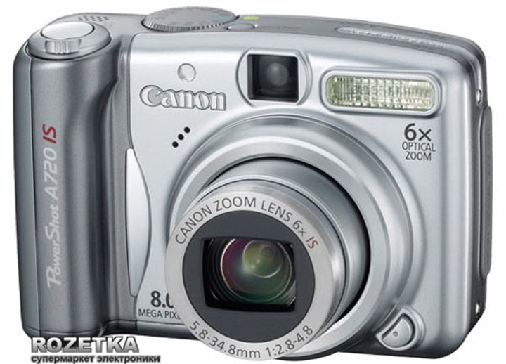 Фотоаппарат Canon PowerShot A720 IS купить на ROZETKA | Отличная цена ...