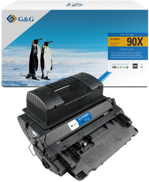 Toner G&G do HP CE390X NT-PH390XCW HP 90X Black (NT-PH390XCW) - obraz 1