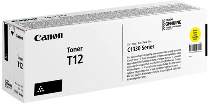 Toner Canon T12 Y Yellow (5095C006) - obraz 1