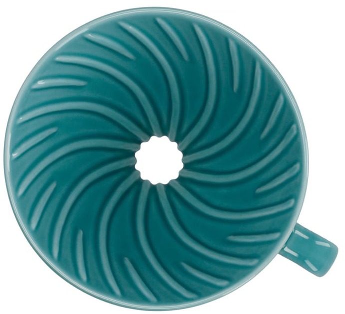 Dripper do kawy Hario V60-02 Ceramiczny Turkusowy (4977642727939) - obraz 3