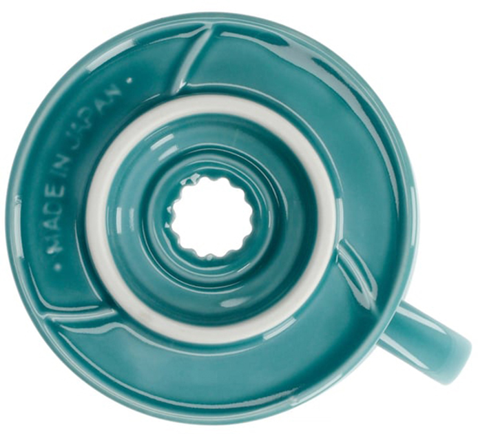 Dripper do kawy Hario V60-02 Ceramiczny Turkusowy (4977642727939) - obraz 4