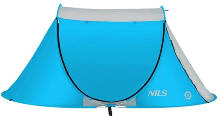 Пляжний намет Nils NC3043 Self-folding Блакитний (5907695523232) - зображення 5