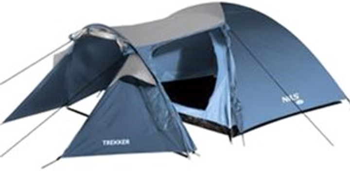 Кемпінговий намет Nils Camp NC6012 Блакитно-сірий (5907695518887) - зображення 4