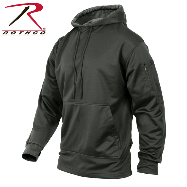 Толстовка худи Rothco тактична з прихованим носінням Concealed Carry Hoodie Gun Metal Grey XL - зображення 1