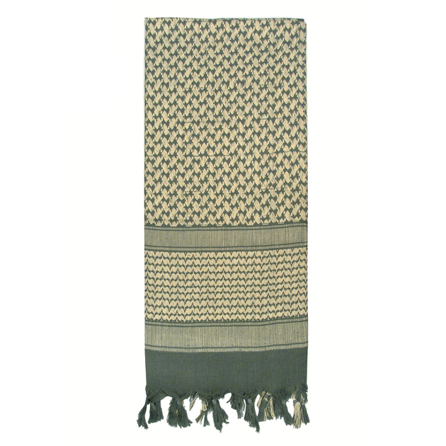 Арафатка тактический военный Шемаг, кефия Rothco Shemagh Tactical Desert Scarf Foliage/Green - изображение 1