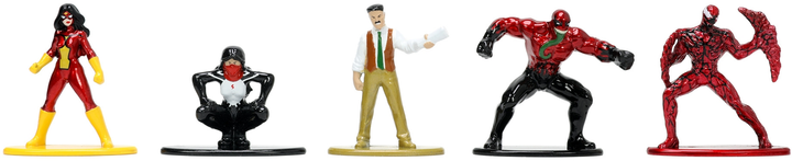 Zestaw metalowych figurek kolekcjonerskich Jada Marvel Człowiek Pająk 8 4 cm x 18 sztuk (4006333081743) - obraz 4