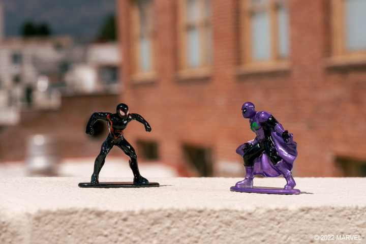 Zestaw metalowych figurek kolekcjonerskich Jada Marvel Człowiek Pająk 8 4 cm x 18 sztuk (4006333081743) - obraz 11