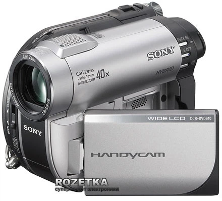Видеокамера Sony DCR-DVD610E – фото, отзывы, характеристики в