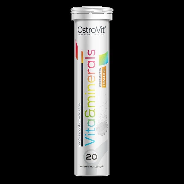 Вітаміни та мінерали Ostrovit Vita & Minerals 20tabs (Orange) - Фото 1 Вітаміни та мінерали Ostrovit Vita & Minerals 20tabs (Orange) - зображення 1