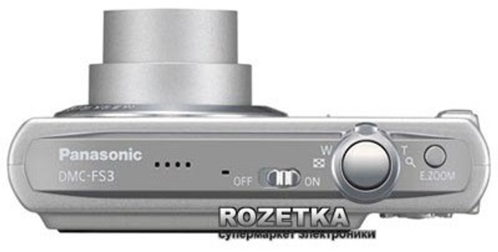 Фотоапарат Panasonic Lumix DMC-FS3 Silver купити на ROZETKA