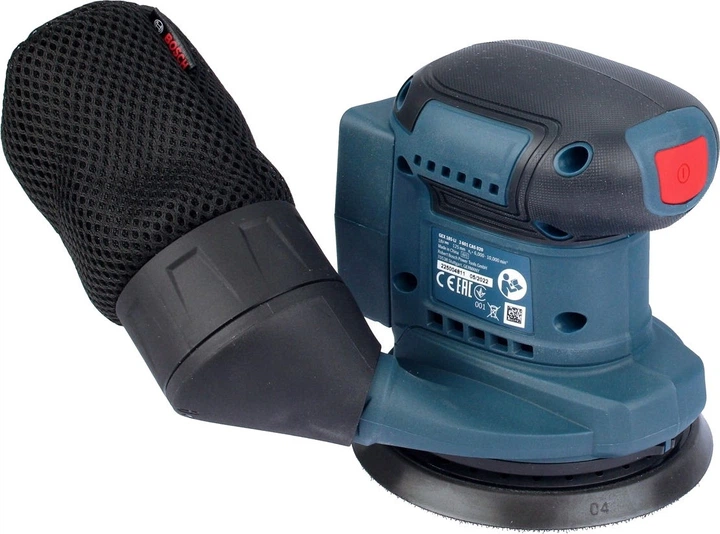 Шліфмашина Bosch ексцентрикова акумуляторна GEX 185-LI (0.601.3A5.020) - изображение 4