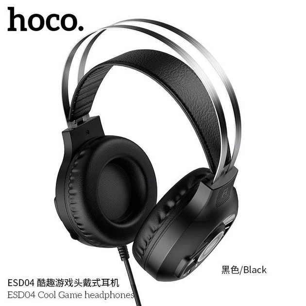 Наушники HOCO Cool Game LED ESD04 Hi-Res 4758563 - изображение 3