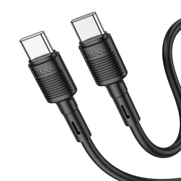 Кабель HOCO Type-C to Type-C Victory charging data cable X83 |1M, 60W, 3A| 4757602 - Фото 8 Кабель HOCO Type-C to Type-C Victory charging data cable X83 |1M, 60W, 3A| 4757602 - зображення 8
