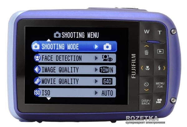 Фотоаппарат Fujifilm FinePix Z33WP Blue купить на ROZETKA