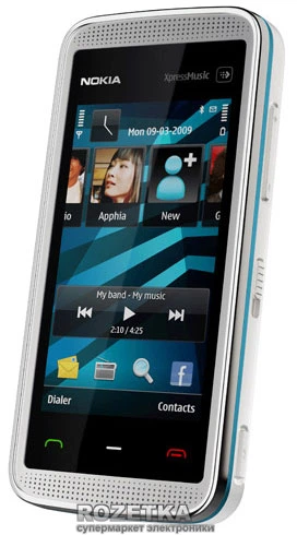 Мобильный телефон Nokia 5530 XpressMusic White Blue – фото, отзывы