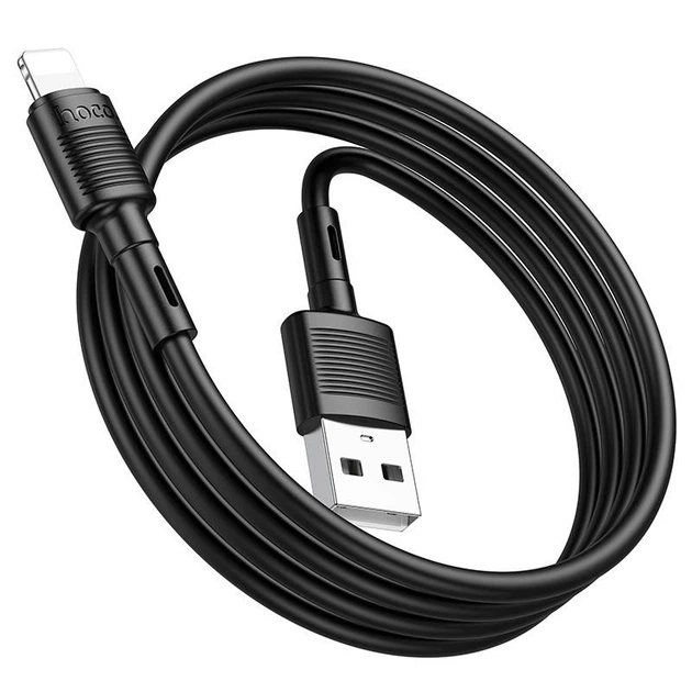 Кабель HOCO Lightning Victory charging data cable X83 |1m, 2.4A| 4757402 - изображение 5