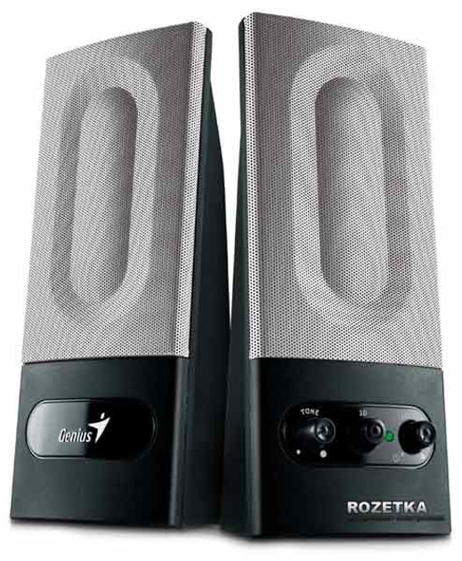 Акустическая система Genius 2.0 SP-F350 Silver-Black (31730510101 ...