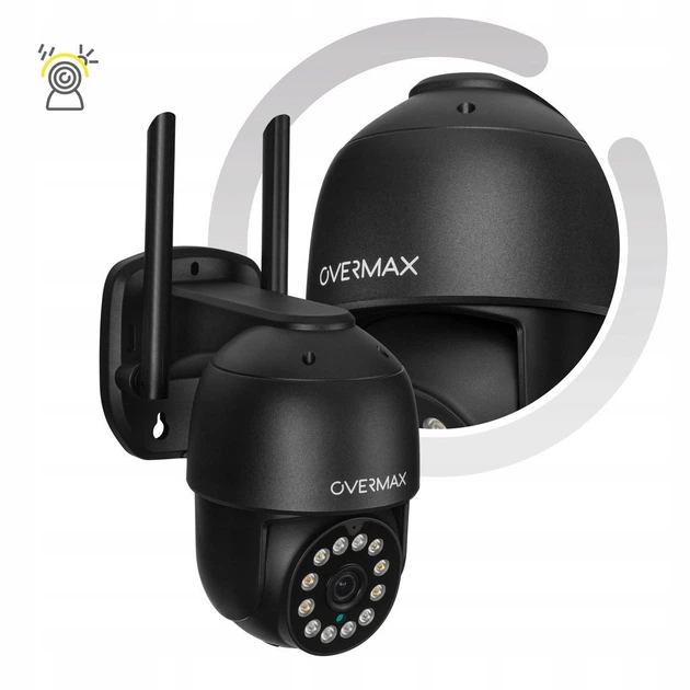 Уличная поворотная IP-камера Overmax Camspot 4.95 WiFi 2.5K Anthracite 4763699 - изображение 6