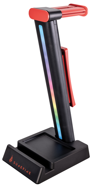 Stojak na słuchawki SureFire Vinson N1 Dual Balance Gaming RGB Black (0023942488453) - obraz 3