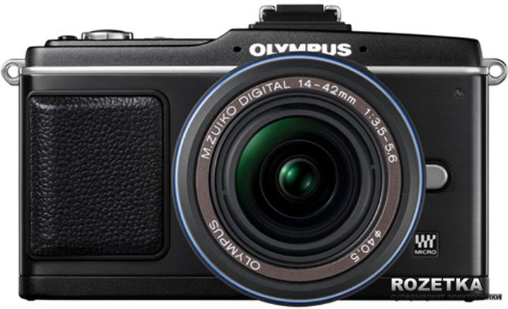 Фотоапарат Olympus PEN E-P2 Black/Black (14-42 мм) купити на