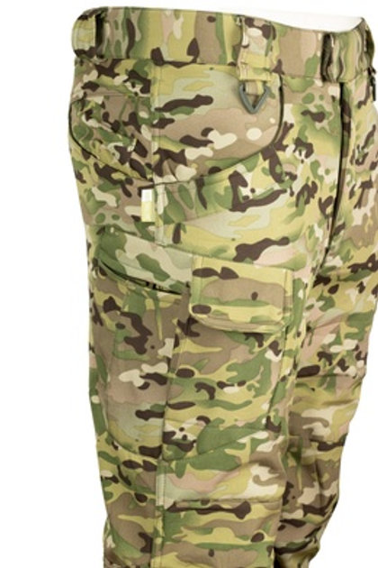 Тактические штаны утепленные SoftShell Multicam 3XL - изображение 2