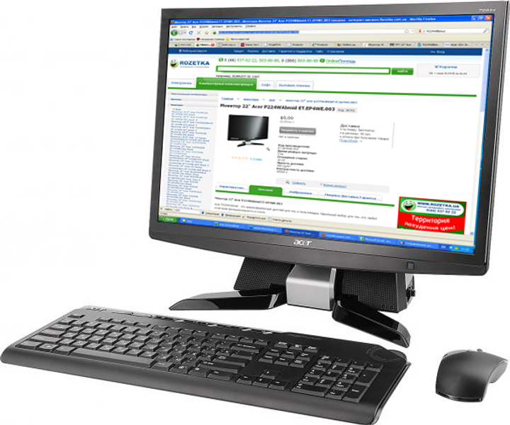 Монитор 22" Acer P224WBbmuz ET.EP4WE.B07 – фото, отзывы, характеристики ...
