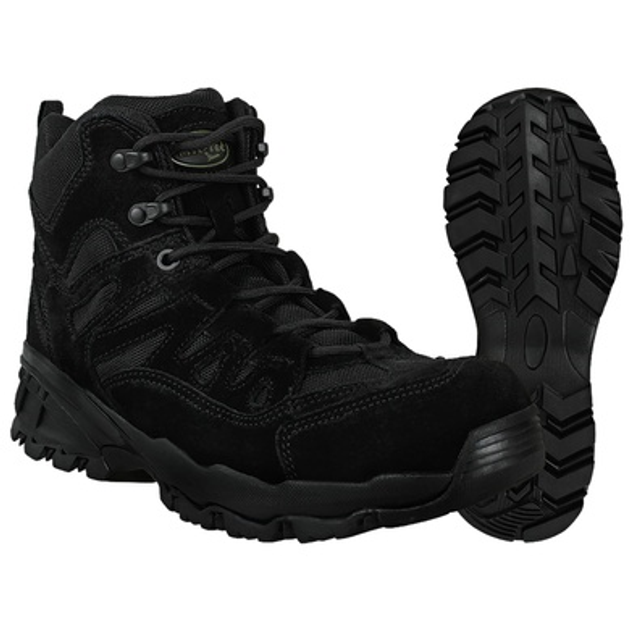 Черевики тактичні MIL-TEC Squad Boots 5 Inch Black 39 (250 мм) - зображення 1