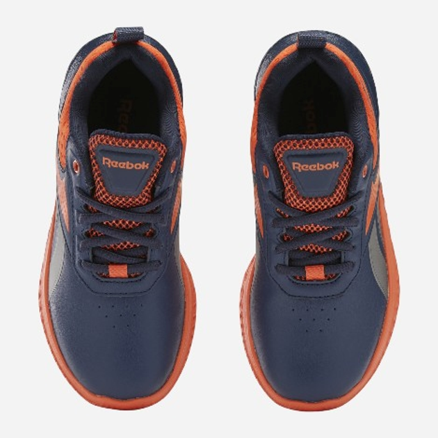 Buty do biegania młodzieżowe chłopięce Reebok Rush Runner 5.0 Syn 100205237 36.5 (4.5UK) Ciemnogranatowy/Pomarańczowy (1200143773642) - obraz 4