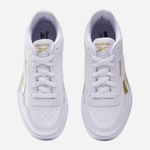 Sneakersy damskie do kostki Reebok Court Advance 100202590 41 (7.5UK) Biały/Złocisty (1200143820308) - obraz 4