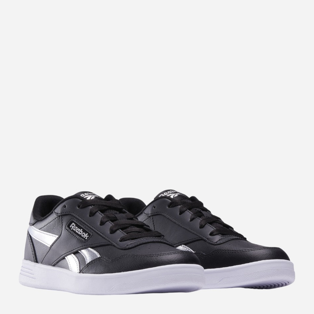 Жіночі кеди низькі Reebok Court Advance 100202591 40.5 (7UK) Чорний/Сріблястий (1200143820421) - зображення 2