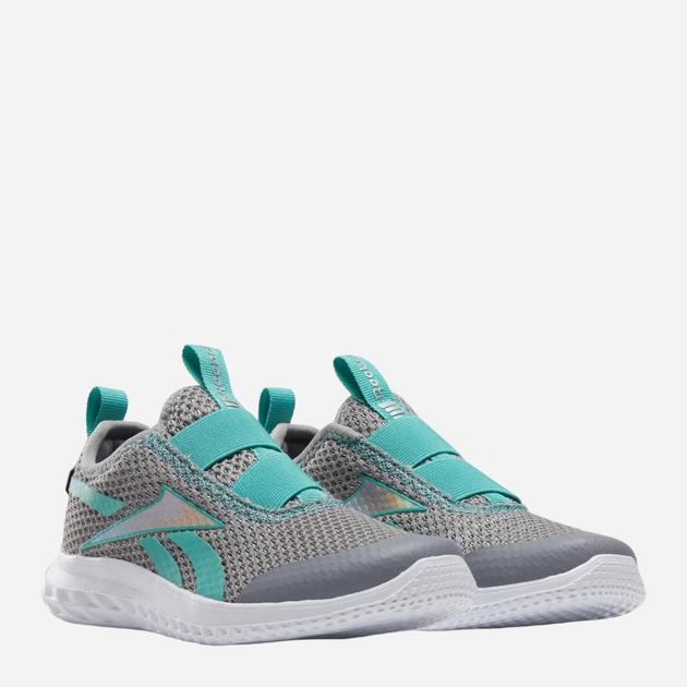 Buty sportowe dziecięce dla dziewczynki do biegania Reebok Rush Runner Slip-on 100202257 32 (1UK) Szare (1200143761076) - obraz 2