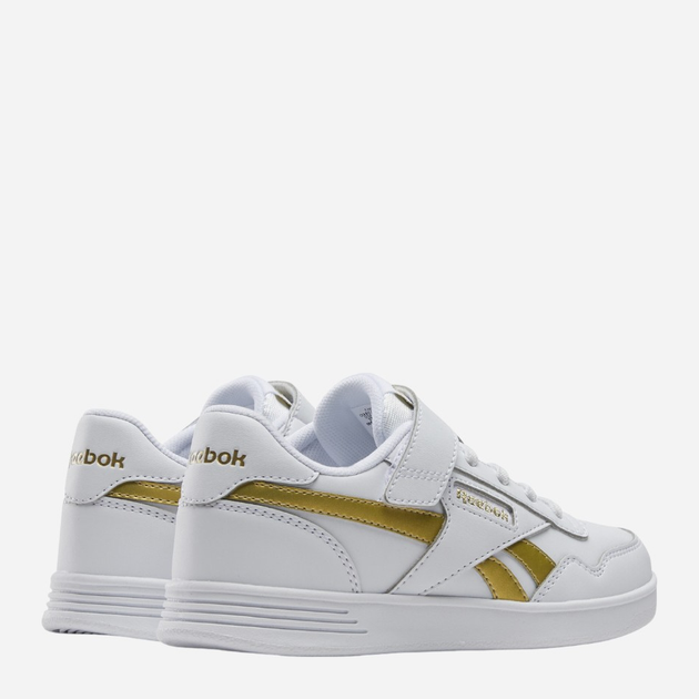 Sneakersy dziewczęce Reebok Court Advance Elasti 100208355 31 (13UK) Białe (1200143791851) - obraz 3