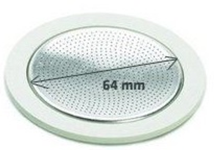 Zestaw Bialetti Uszczelka 3 szt + sitko do kawiarek aluminiowych na 9 kubków (1003000588) - obraz 4