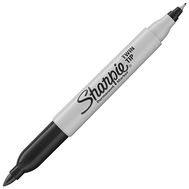 Marker Sharpie 0.5-0.9 mm Czarny (3501179858777) - obraz 3