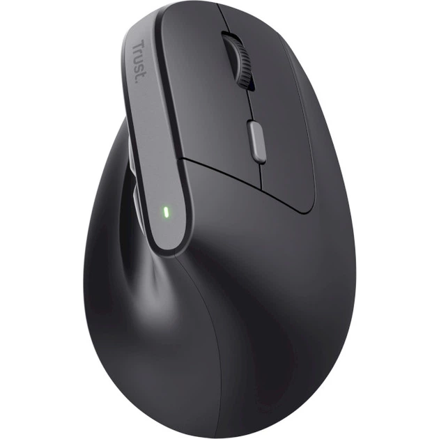 Комп'ютерна миша вертикальна Trust Bayo II Ergonomic Wireless Mouse бездротова Чорний (25145) - зображення 3