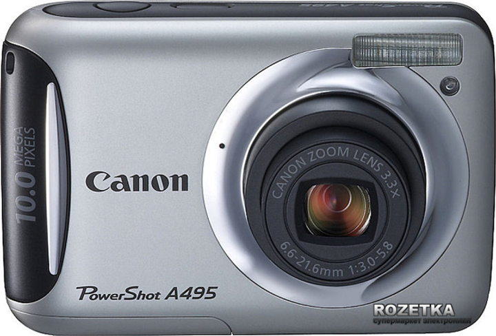 Фотоаппарат Canon PowerShot A495 Silver купить на ROZETKA | Отличная ...