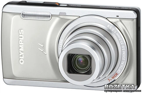 Фотоаппарат Olympus Mju-7040 Titanium Silver + SD 8Gb купить на