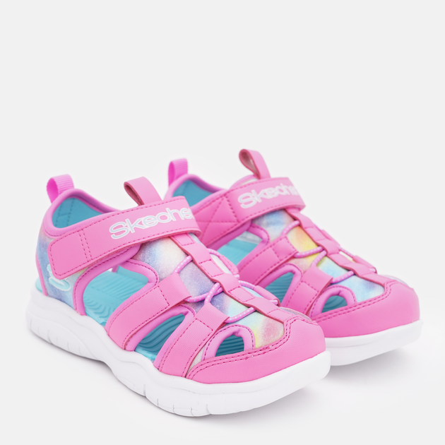 Детские спортивные сандалии для девочки Skechers 303276L HPMT 33.5 Розовые (197627638287) 
