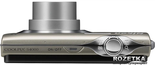 Фотоаппарат Nikon Coolpix S4000 Silver купить на ROZETKA