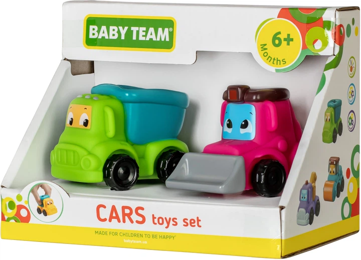 Набор игрушек Baby Team Машинки с самосвалом (8603_набір з самоскидом) - изображение 3