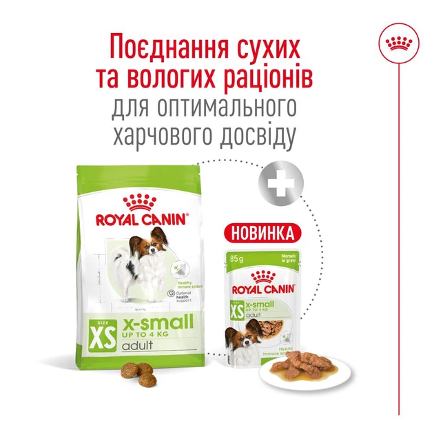 Royal Canin X-Small Adult сухий корм для собак 3 кг - изображение 6