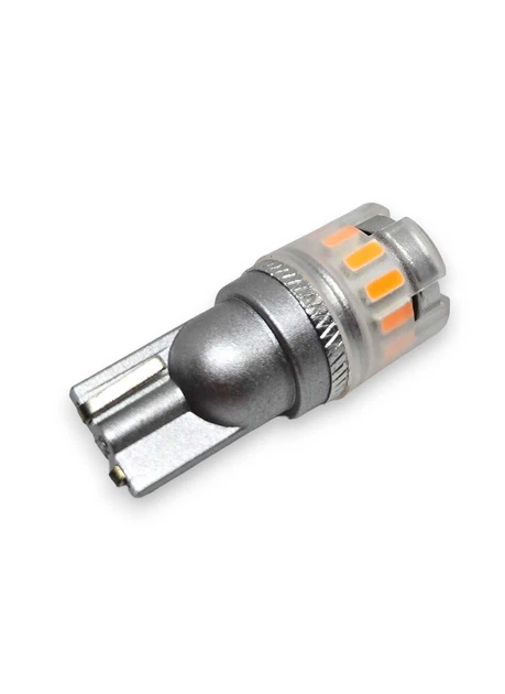 Світлодіодна лампа Т10 W5W 12SMD 4014 1SMD 3030 Autoexpect 12V Жовта (10555) - зображення 3