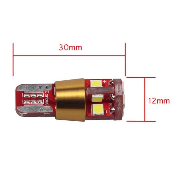 Светодиодная лампа Т10 W5W 10SMD 3030 с обманкой Autoexpect 12V Белая (11410) - Фото 2 Светодиодная лампа Т10 W5W 10SMD 3030 с обманкой Autoexpect 12V Белая (11410) - изображение 2