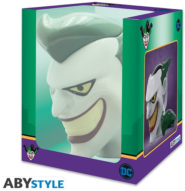 Кружка 3D AbyStyle Бетмен Dc Comics Джокер 350 мл (3665361076742) - зображення 4