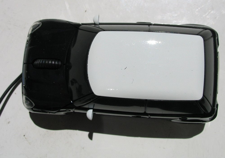 Мышка компьютерная проводная Mini Cooper черная L0106 - изображение 4
