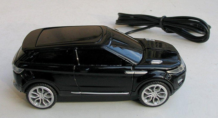 Мышка компьютерная проводная Range Rover Evogue черная L0101 - изображение 2