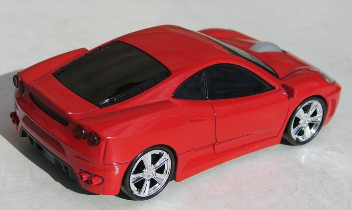 Мышка компьютерная беспроводная Ferrari F430 красная L0137 - изображение 3
